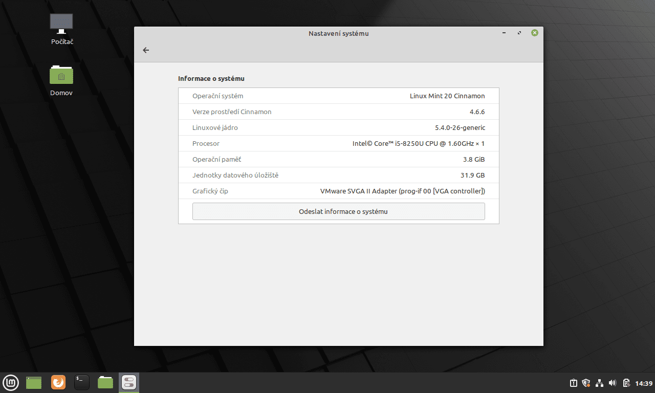 Linux Mint 20 „Ulyana“ Cinnamon