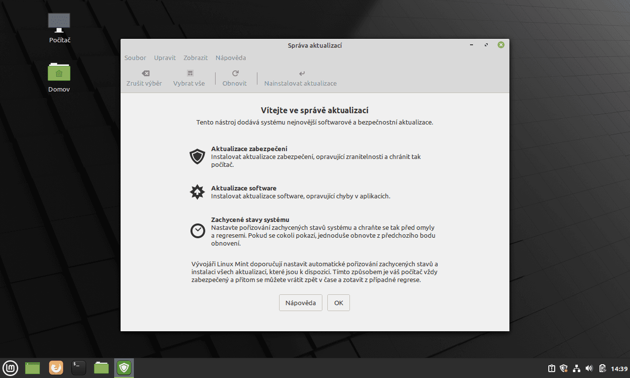 Linux Mint 20 „Ulyana“ Cinnamon