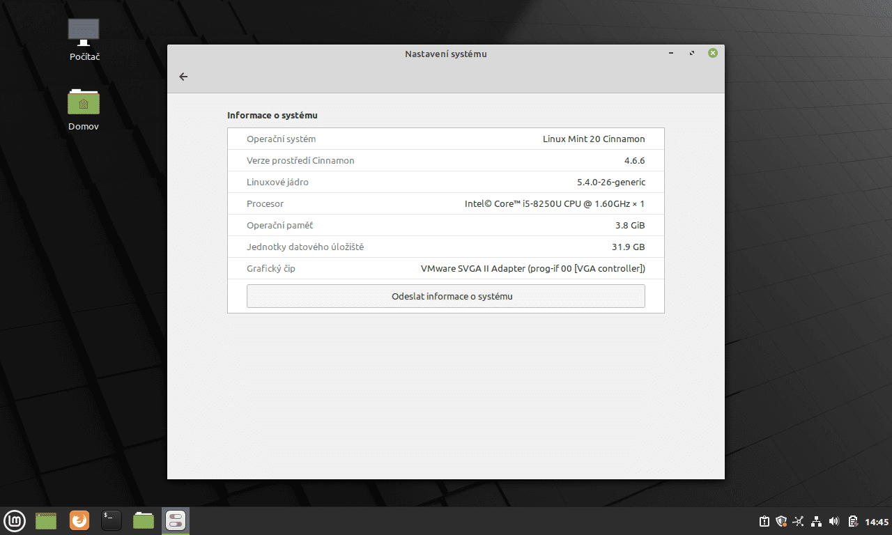 Linux Mint 20 „Ulyana“ Cinnamon