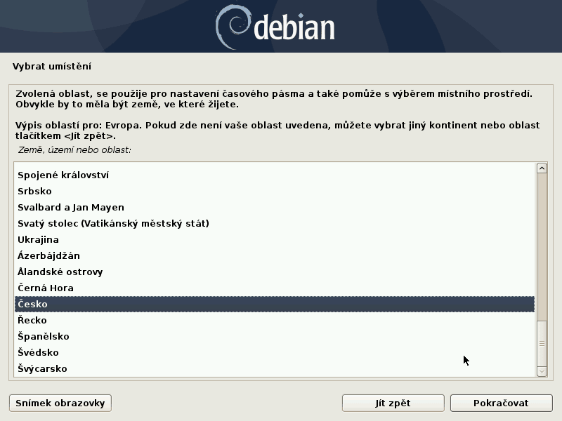 Debian 10 Buster instalace