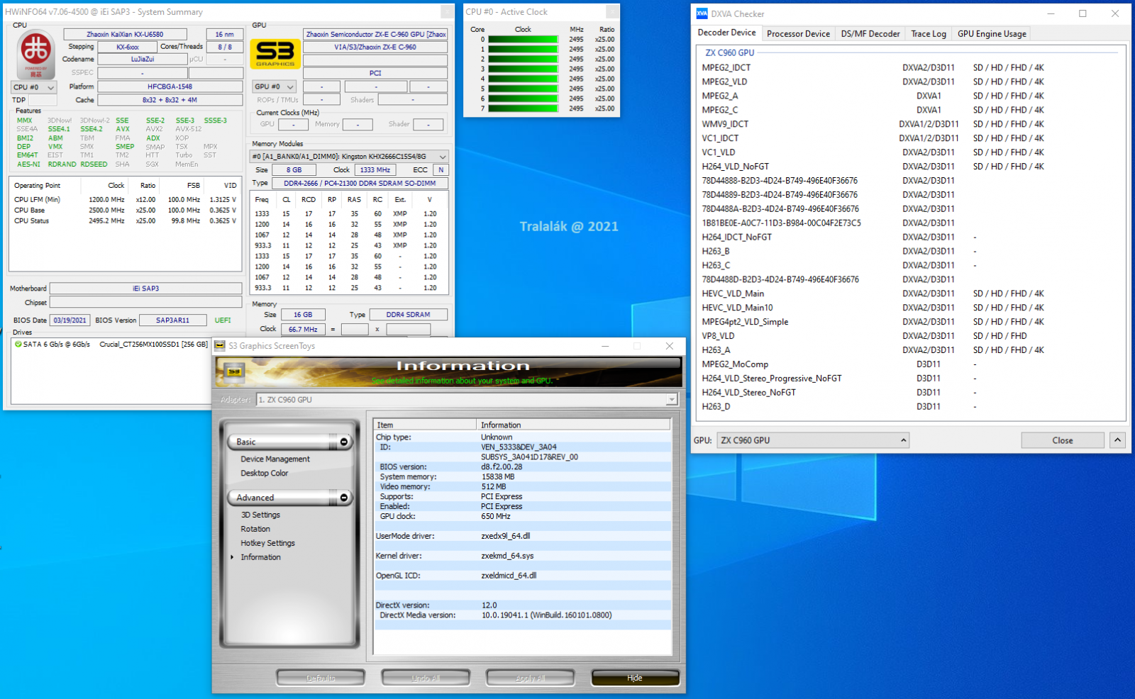 Deska IEI s čínským x86 procesorem Zhaoxin KaiXian KX-U6580
