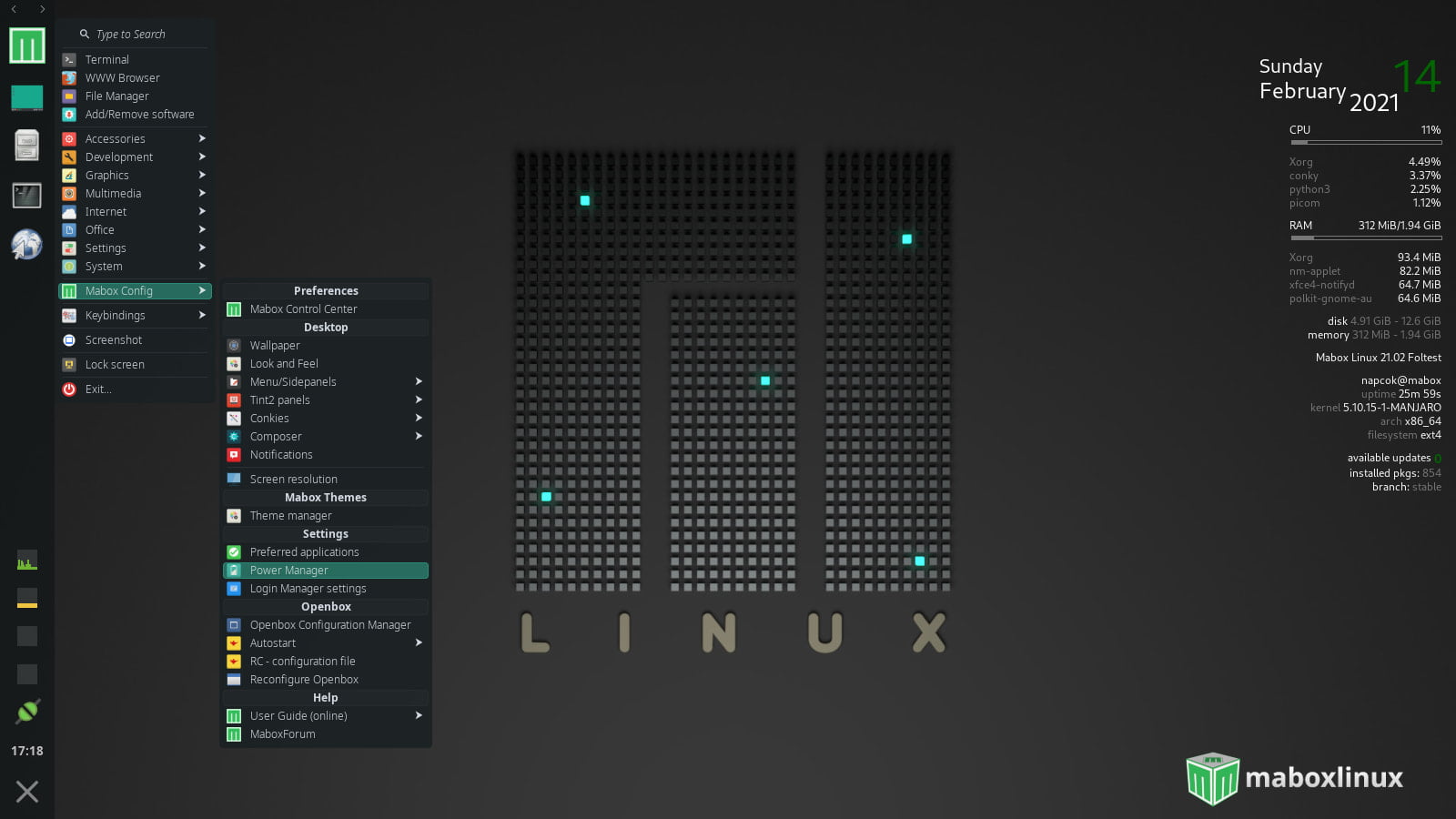 Mabox Linux 21.02