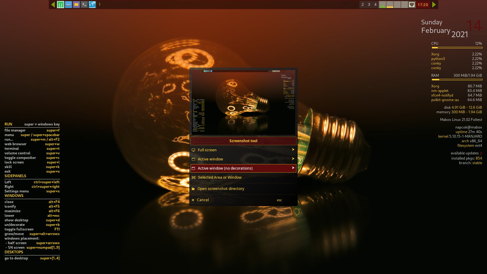 Mabox Linux 21.02