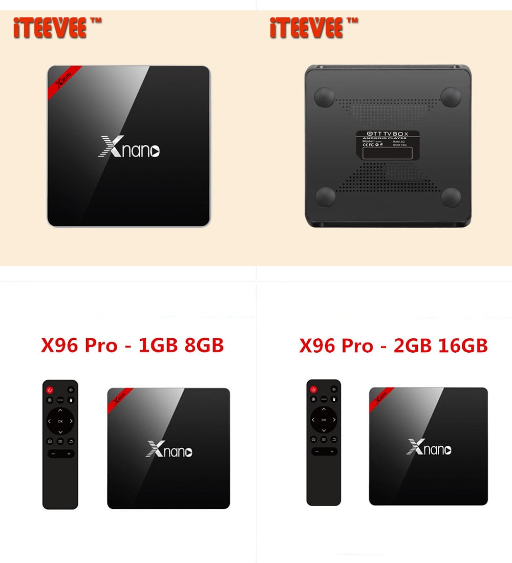 Nabízené verze set-top-boxu s různými perifériemi