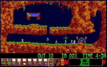 Autor: Michal Tauchman, podle licence: <a href="http://creativecommons.org/licenses/by-sa/4.0/deed.en">CC BY-SA 4.0</a> Lemmings - Amiga. Hry jsou si na obou počítačích velmi podobné, drobné rozdíly (např. v nástrojové liště) jsou vizuálně znatelné pouze při přímém srovnání.