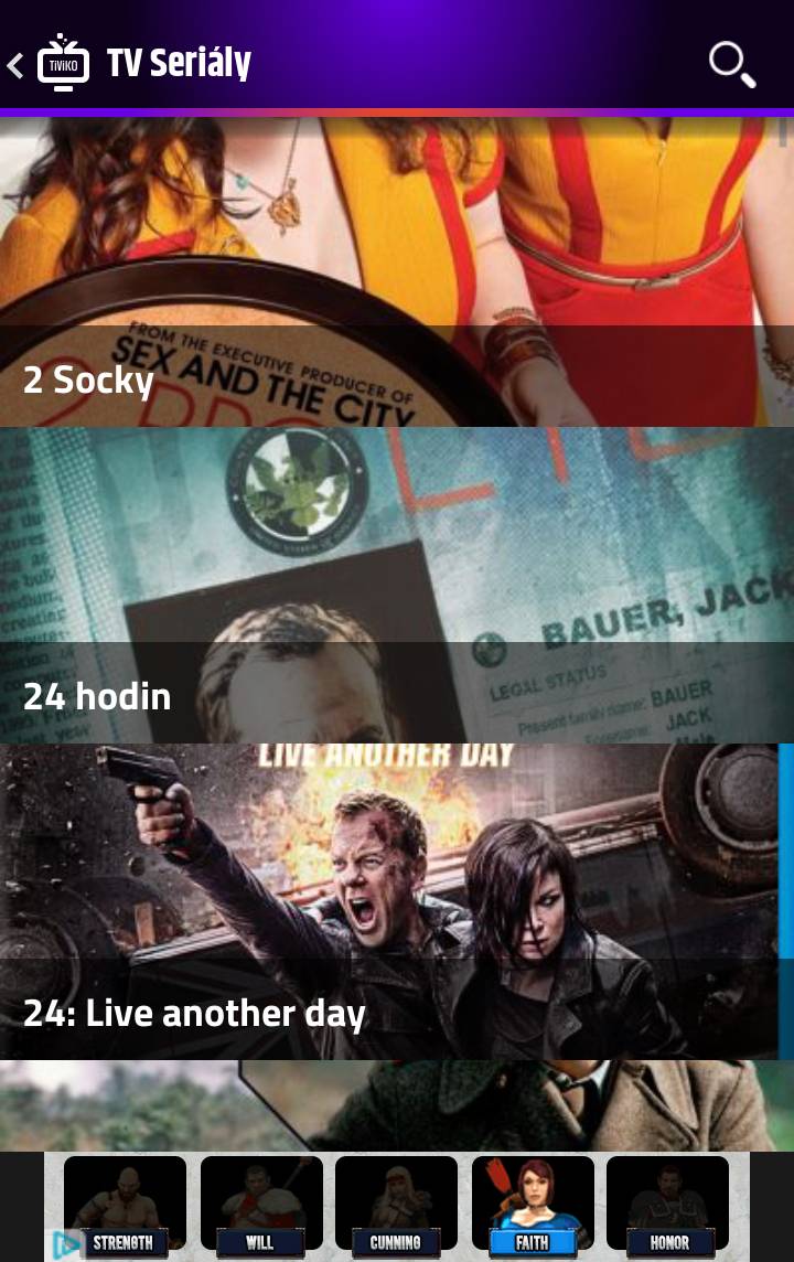 Tiviko galerie - aplikace Android