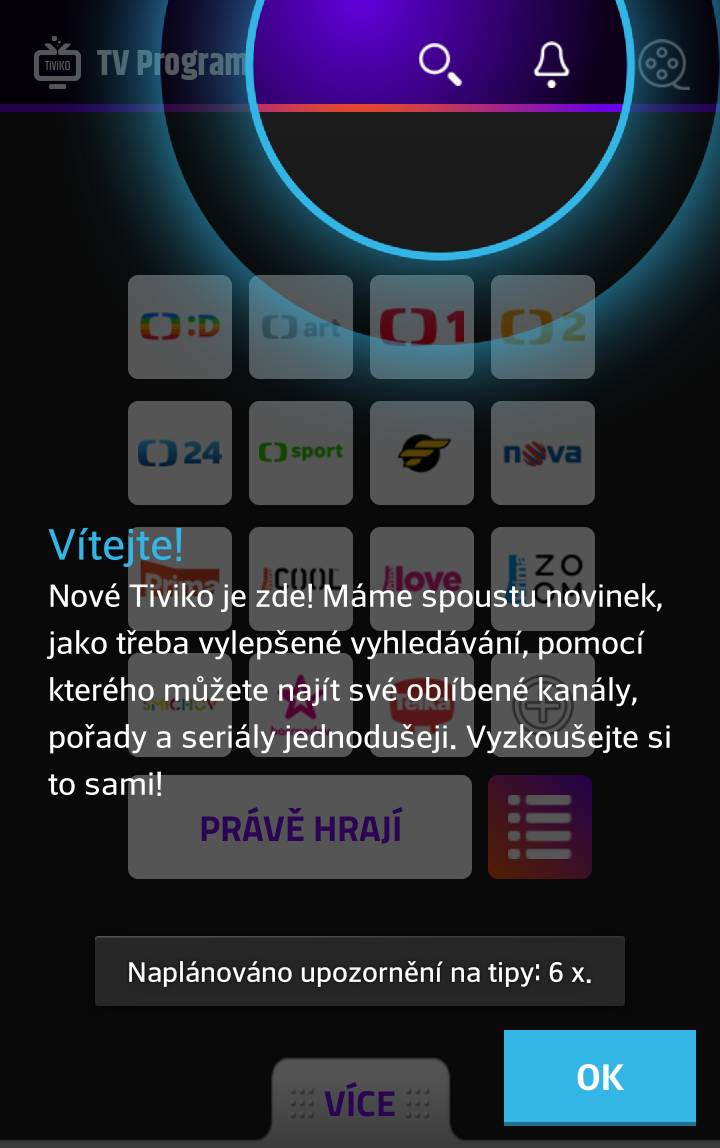 Tiviko galerie - aplikace Android