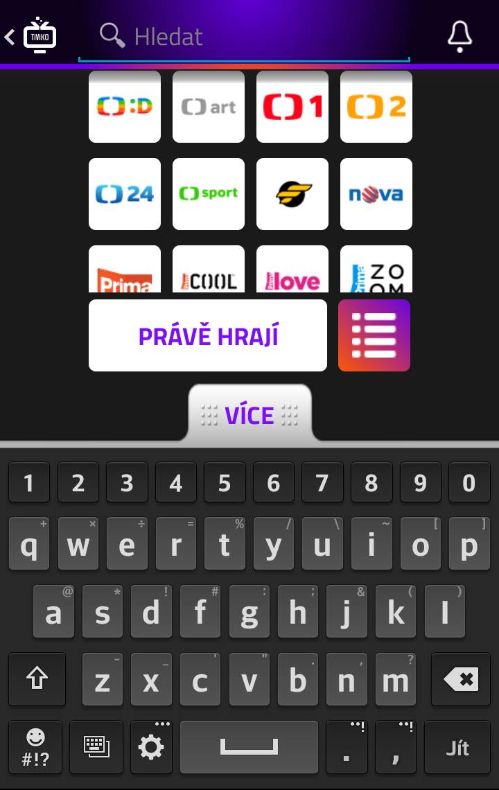 Tiviko galerie - aplikace Android