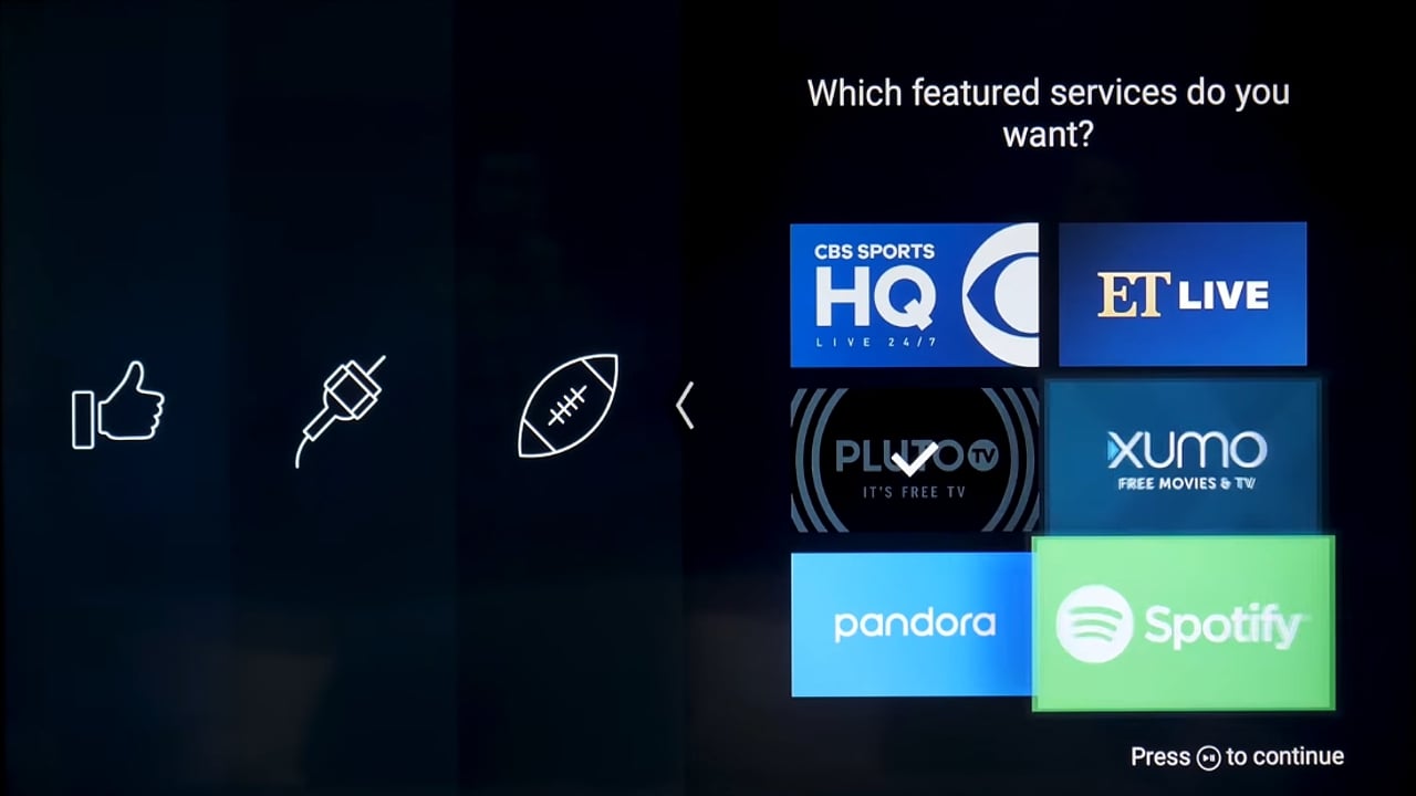 Amazon Fire TV Cube 2: Streamovací služby a TV kanály (v USA)