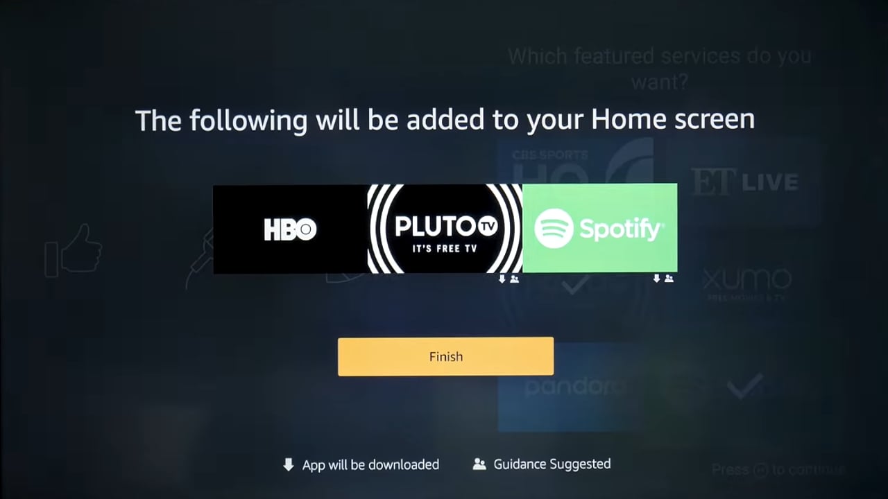 Amazon Fire TV Cube 2: Streamovací služby a TV kanály (v USA)