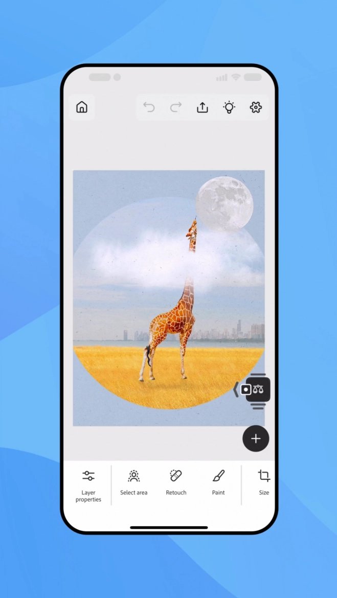 Rozhraní aplikace Adobe Photoshop