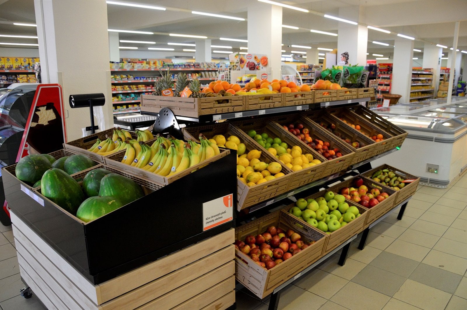 Zrekonstruovaná prodejna COOP ve Velkých Bílovicích