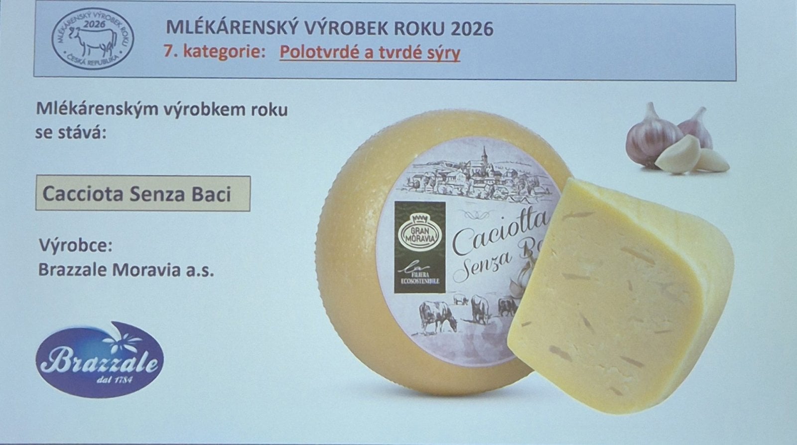Mlékárenský výrobek roku 2026
