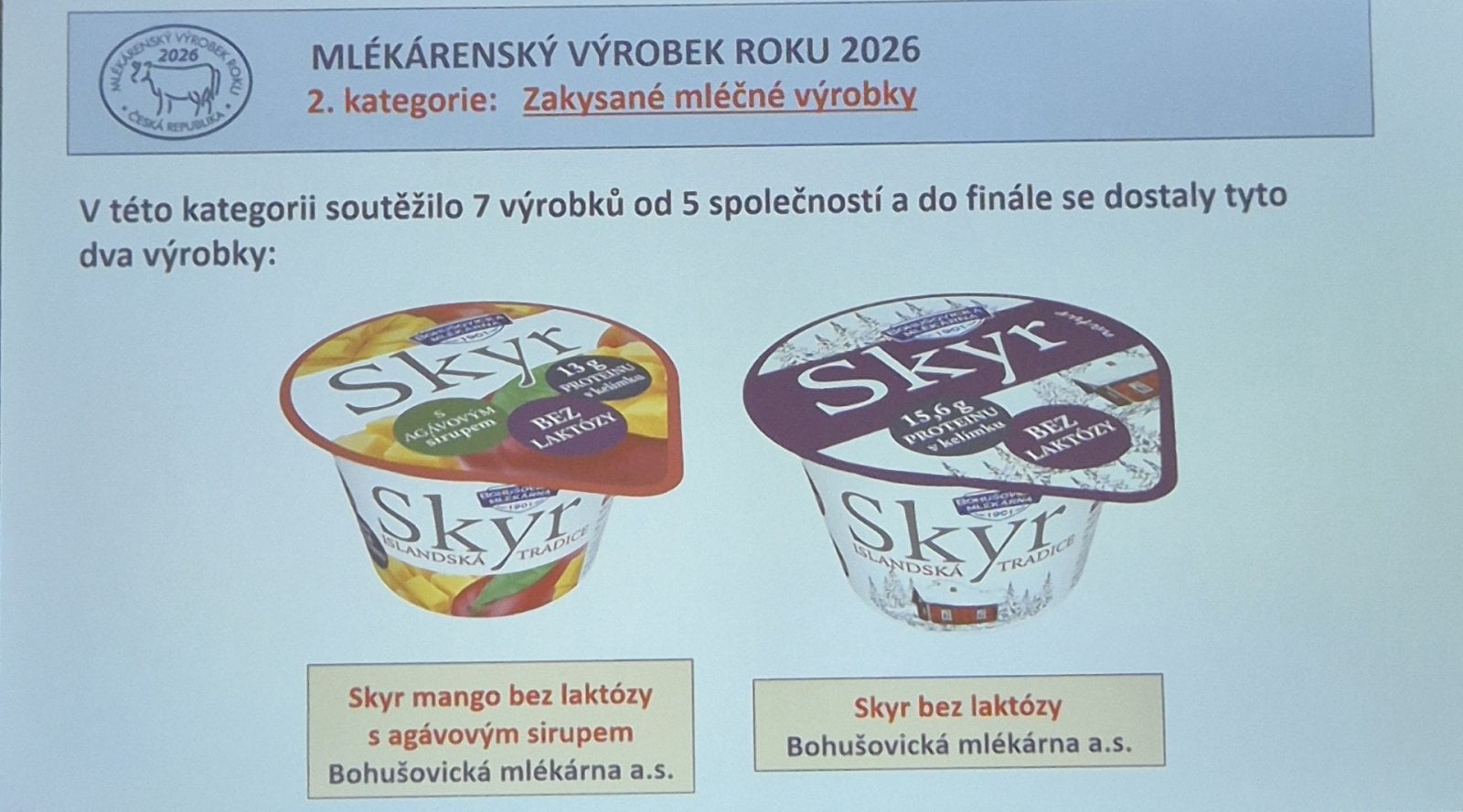 Mlékárenský výrobek roku 2026
