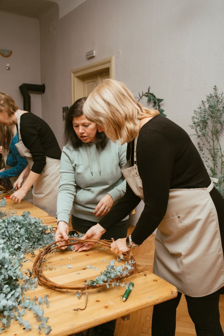 Z workshopu na Eukalyptové farmě