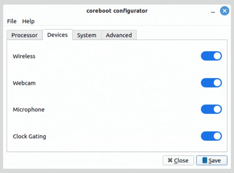 Coreboot Configurator