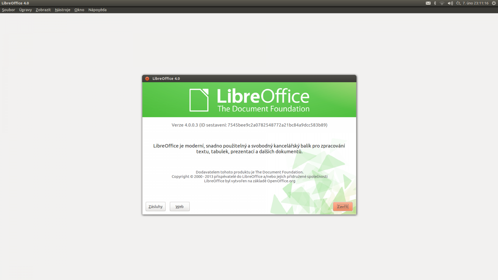 LibreOffice 4.0