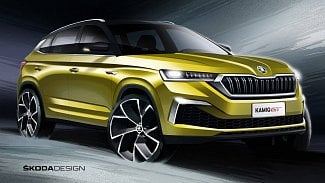 Náhledový obrázek - Škoda zveřejnila designové skici nového SUV-kupé Kamiq GT pro Čínu