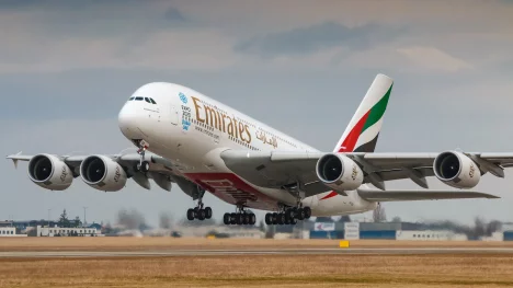 Náhledový obrázek - Airbus A380 se vrací do Prahy! Emirates ho od prosince opět nasadí na svoji linku do Dubaje