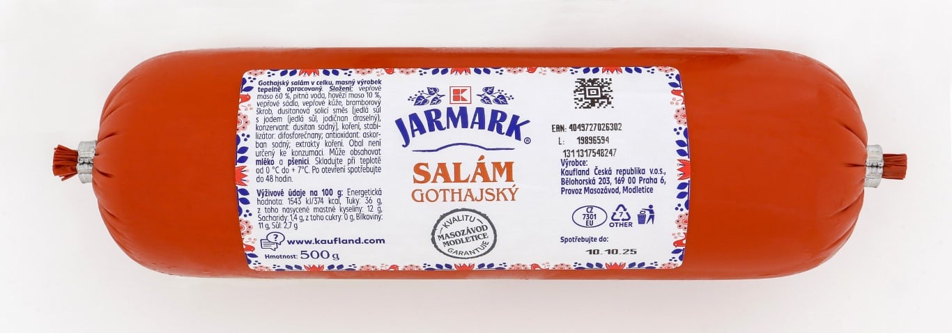 Salám Gothaj vcelku