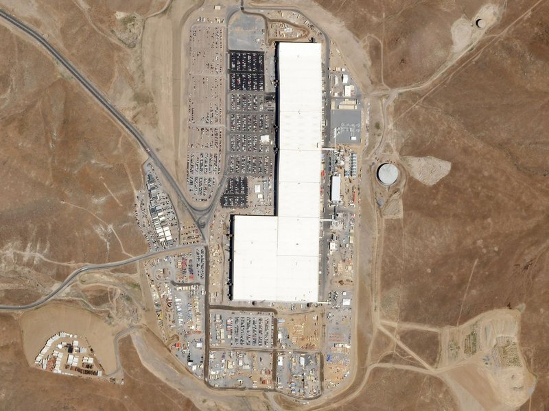  Tesla Gigafactory, Sparks, Nevada. 8. srpen 2017