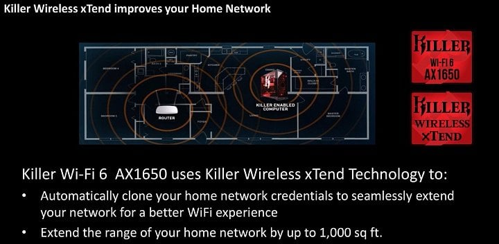 Wi Fi adapter Rivet Networks Killer AX1650 05