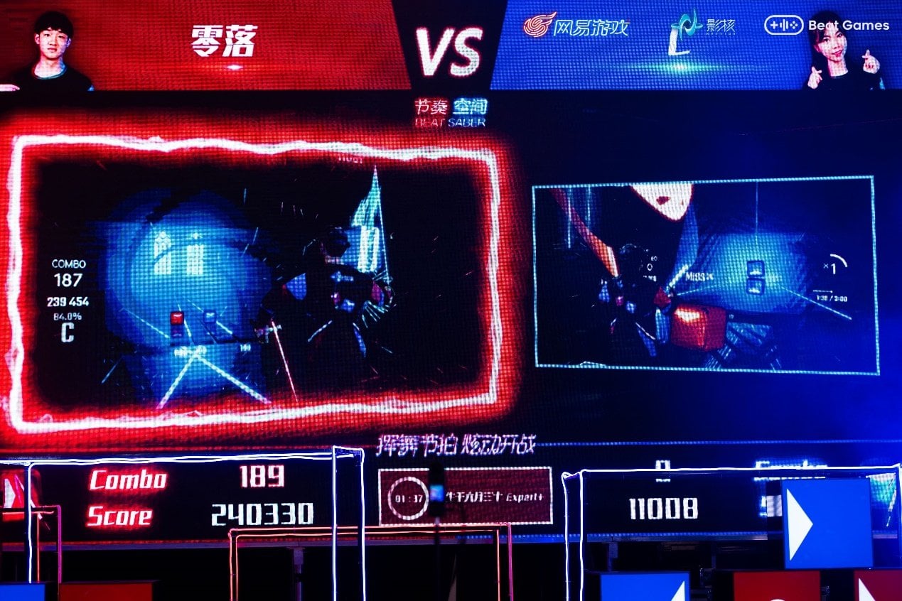 Esportový turnaj v Beat Saberu v Číně