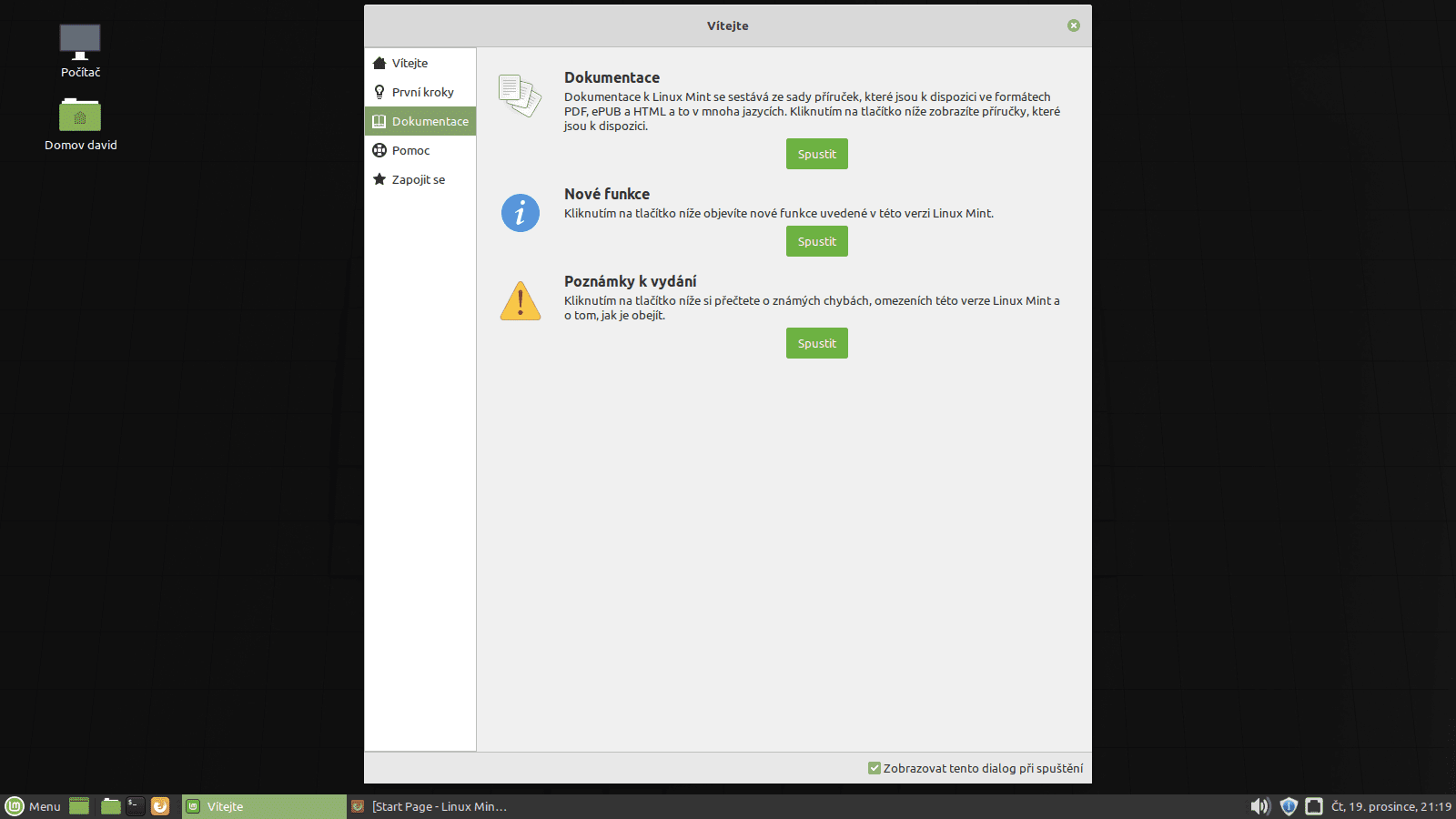 Linux Mint 19.3 MATE