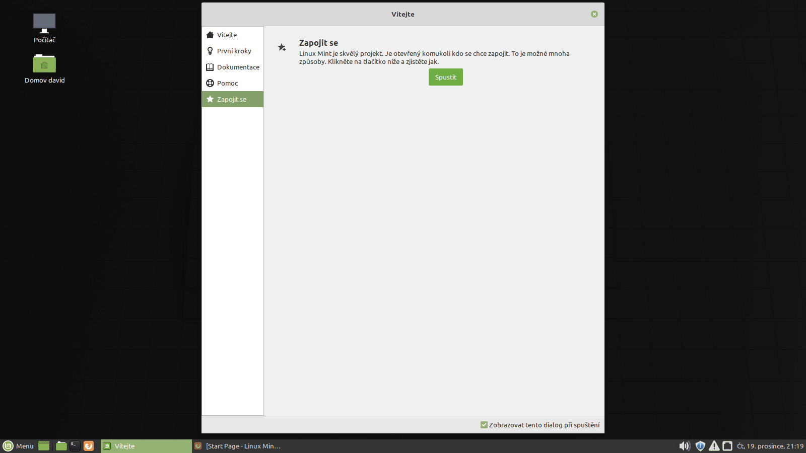 Linux Mint 19.3 MATE