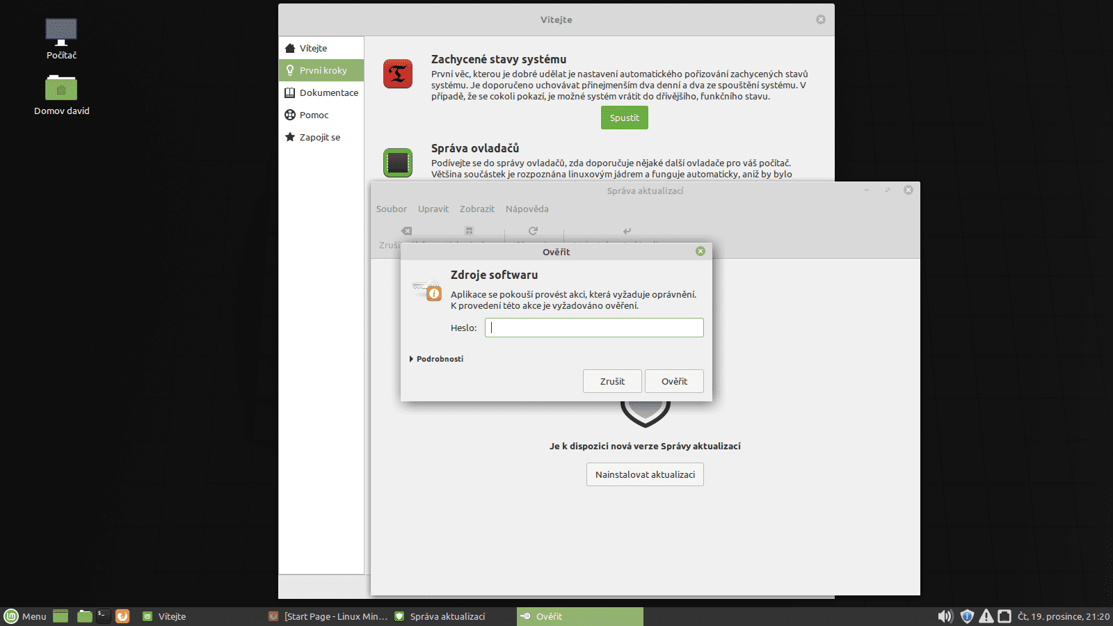 Linux Mint 19.3 MATE