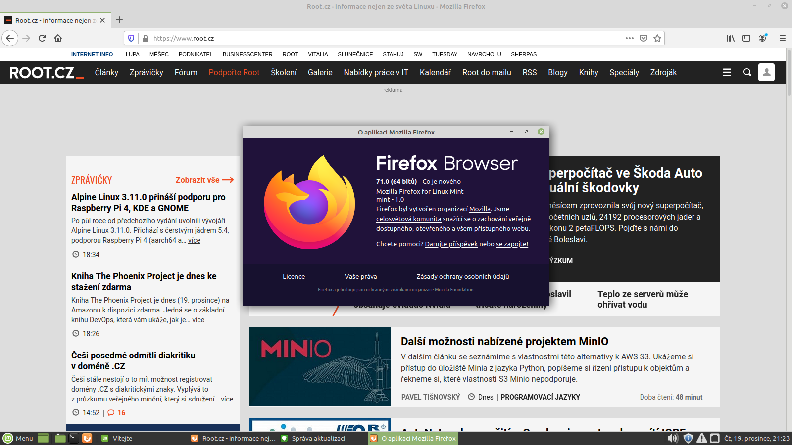 Linux Mint 19.3 MATE