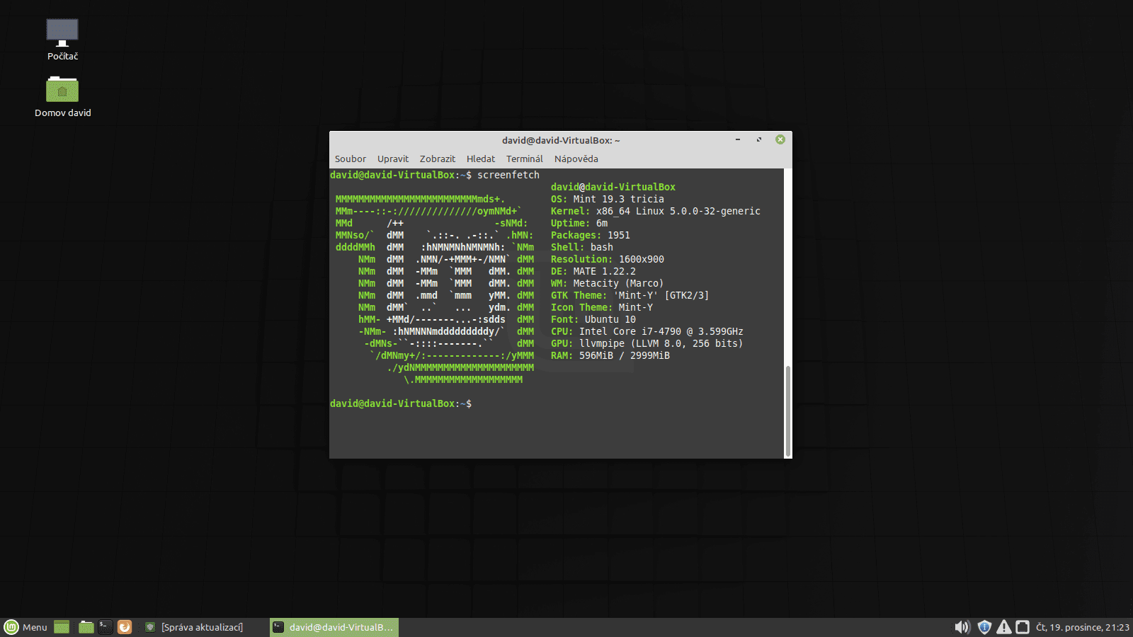 Linux Mint 19.3 MATE