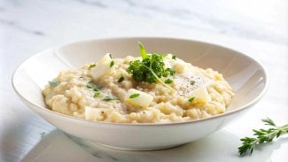 Krémové rizoto s parmezánem