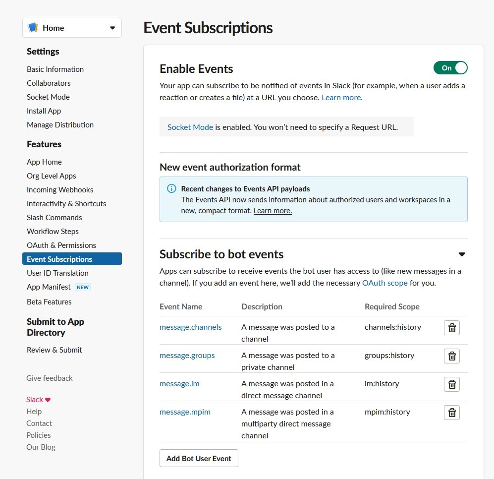 Nezapomeňte se přihlásit k „Event subscribtions“
