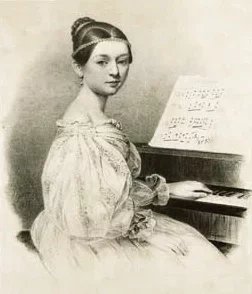 Rok 1835, šestnáctiletá Clara Josephine Wieck (13. září 1819, Lipsko – 20. května 1896, Frankfurt nad Mohanem). Německá klavíristka, hudební skladatelka a pedagožka. Stala se manželkou skladatele Roberta Schumanna.