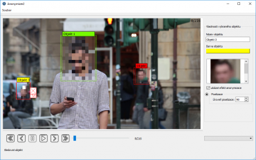 Systém na anonymizaci objektů v obrazu od VUT