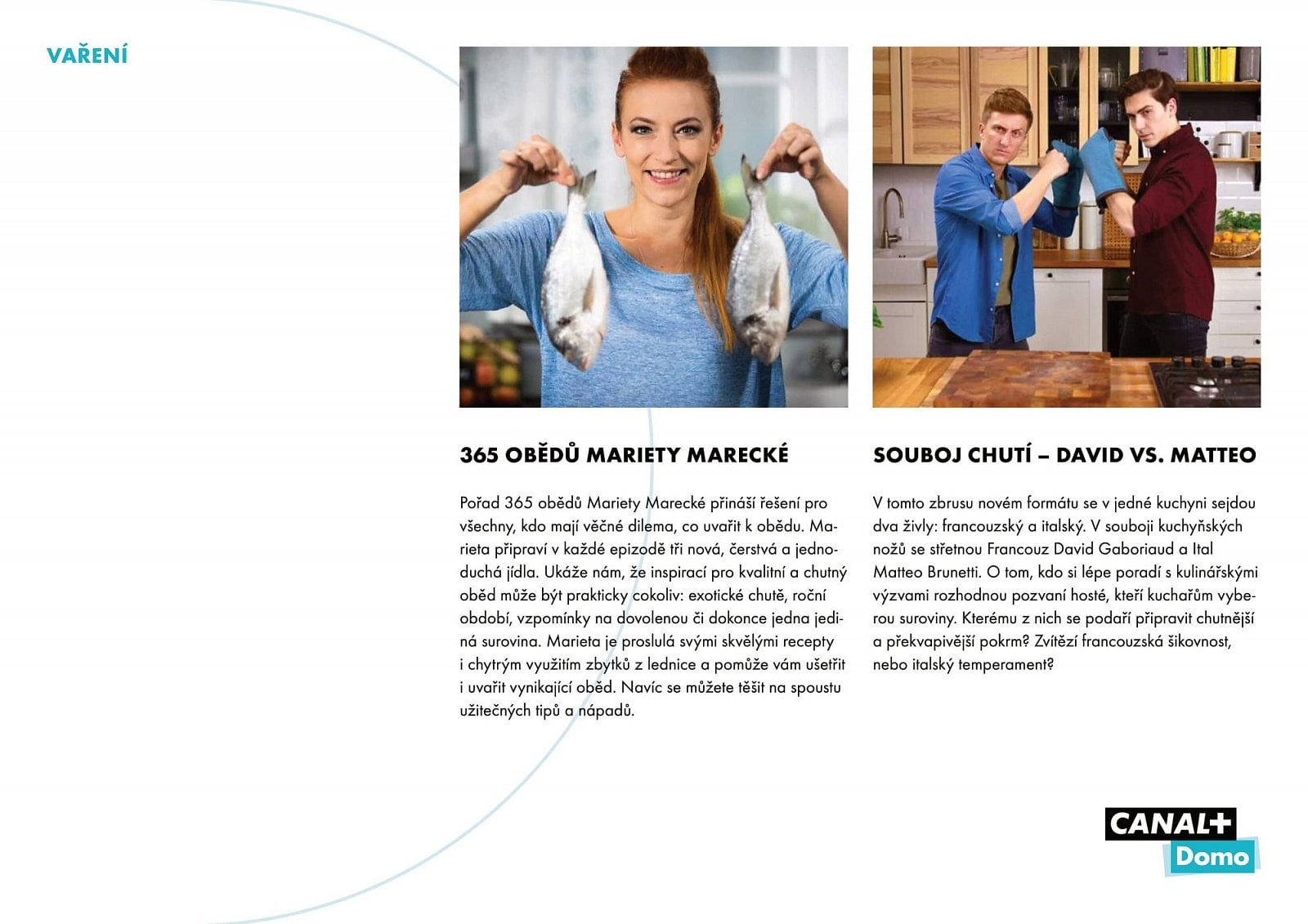 Canal+ Domo - představení programu