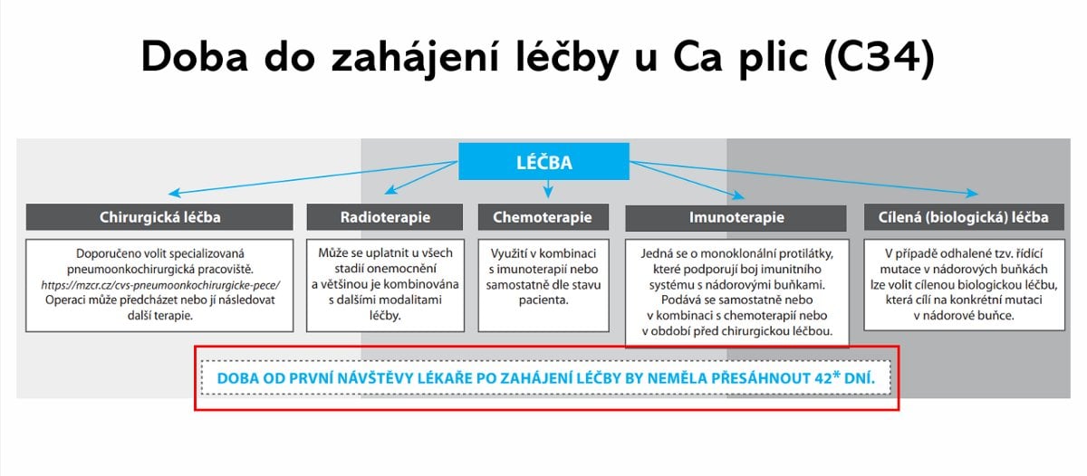 Cesta péče pacienta s rakovinou plic