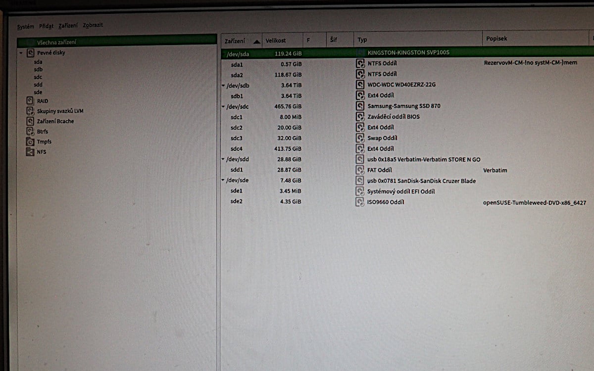 GNOME 40 v openSUSE Tumbleweed