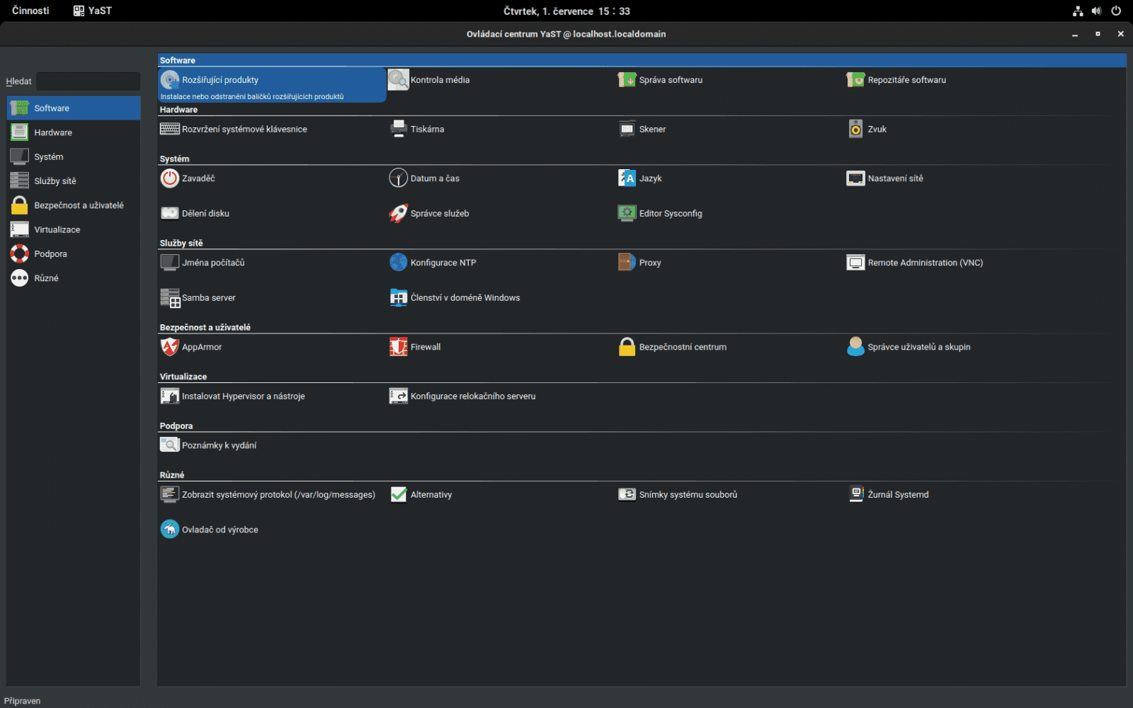GNOME 40 v openSUSE Tumbleweed