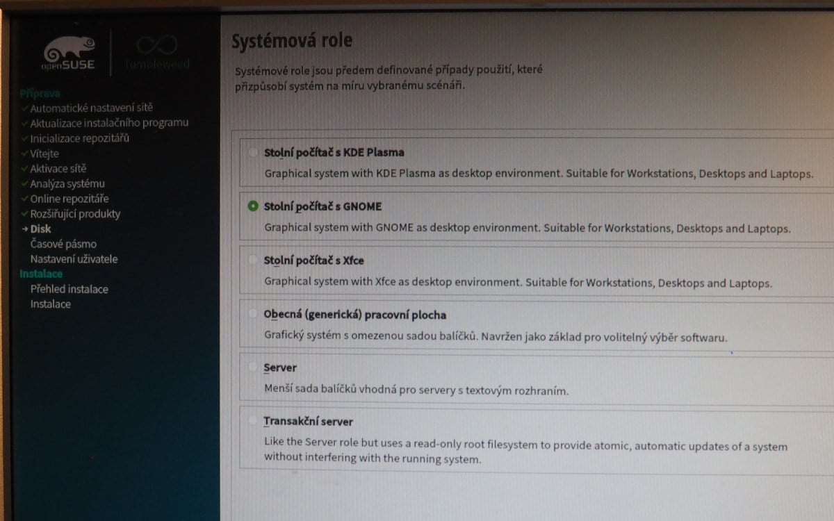 GNOME 40 v openSUSE Tumbleweed
