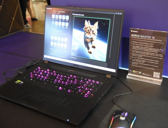 Herní notebooky Gigabyte a Aorus na Computexu 2025