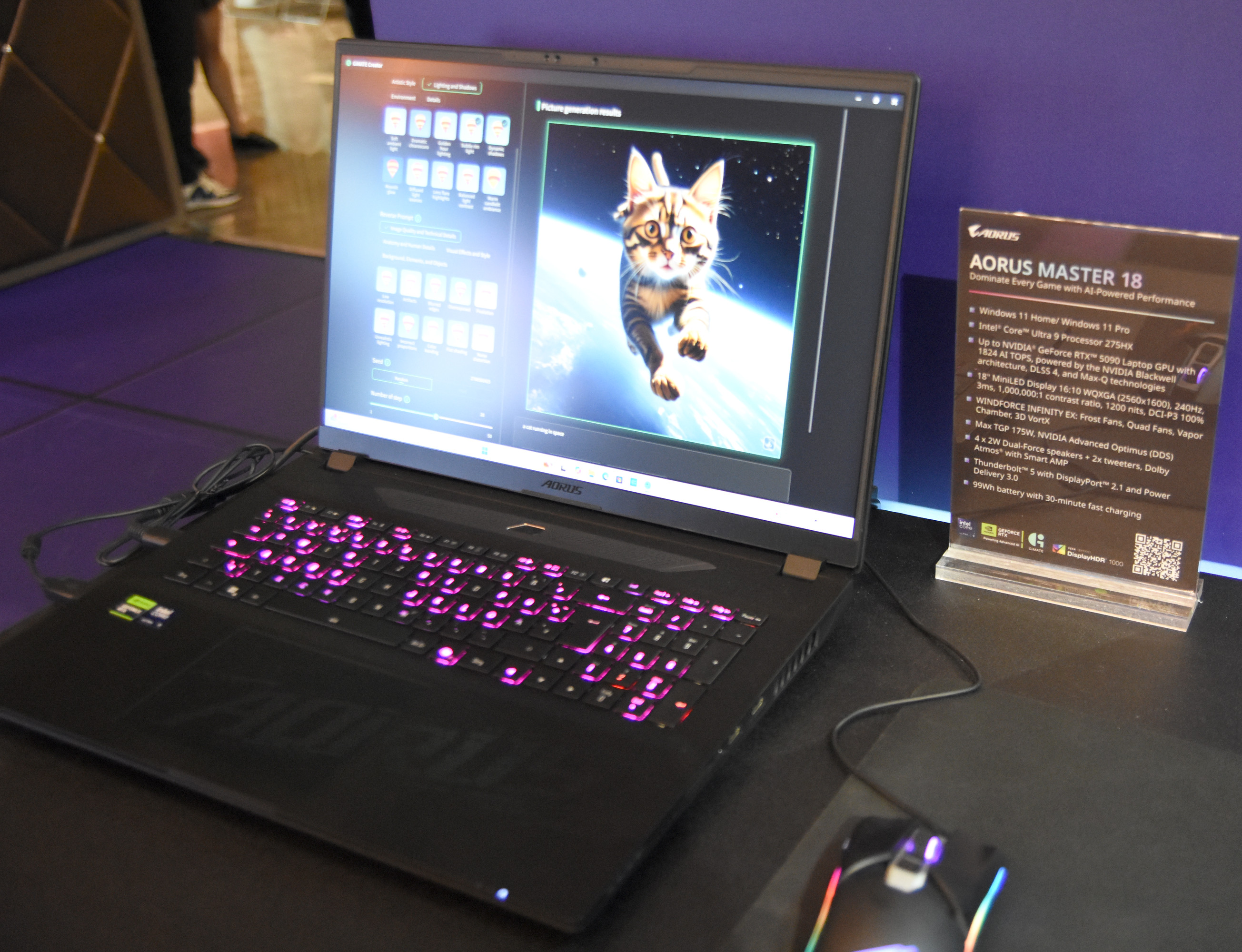 Herní notebooky Gigabyte a Aorus na Computexu 2025