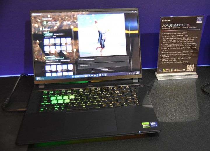 Herní notebooky Gigabyte a Aorus na Computexu 2025
