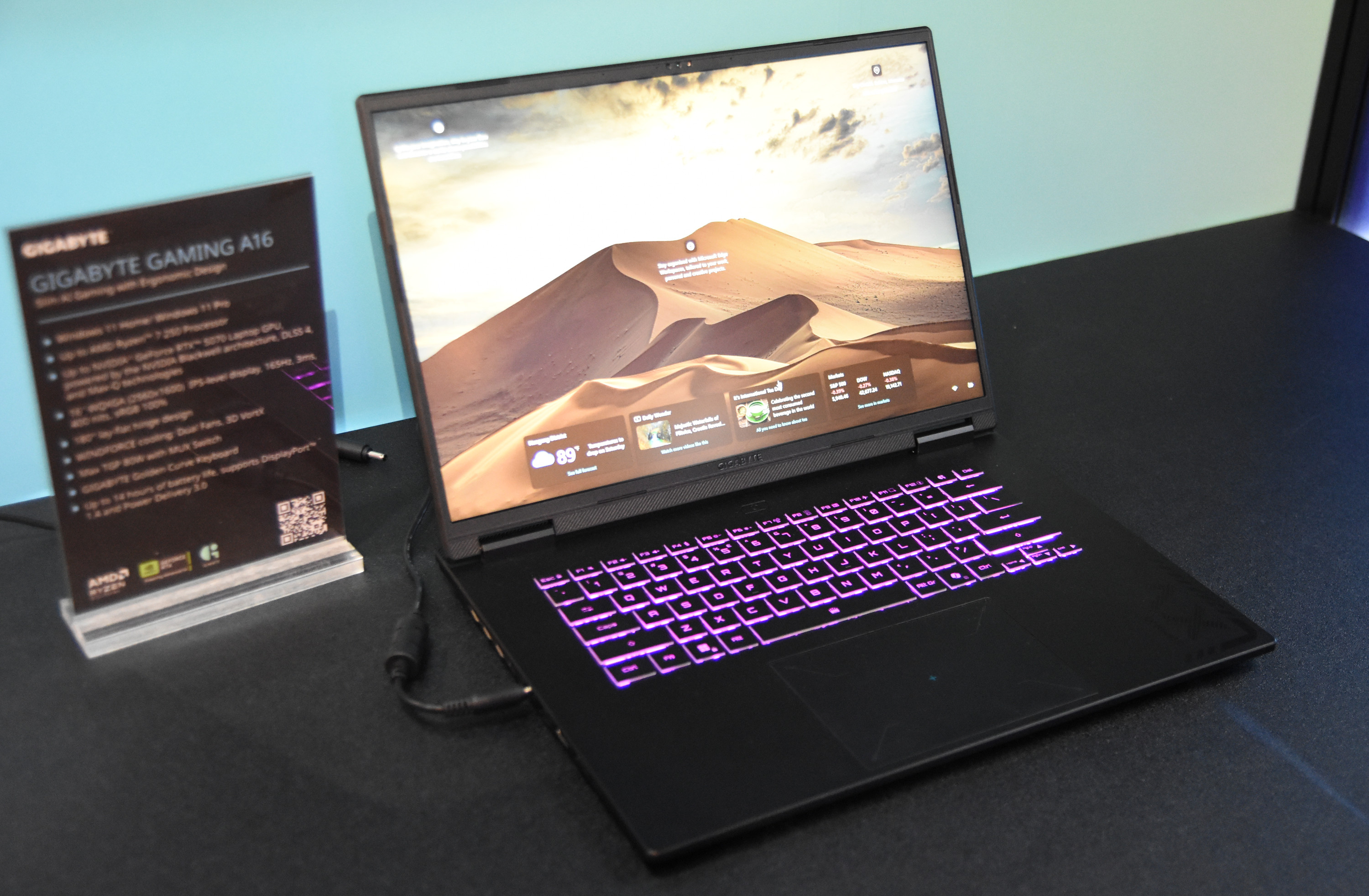 Herní notebooky Gigabyte a Aorus na Computexu 2025