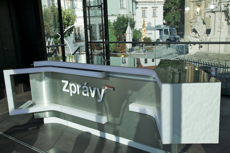 Mobilní zpravodajské studio televize Prima