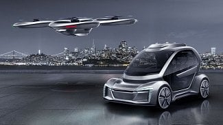 Náhledový obrázek - Audi, Italdesign a Airbus kombinují autonomní automobil a osobní dron