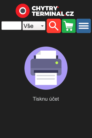 Ukázka softwarového řešení chytrého terminálu.