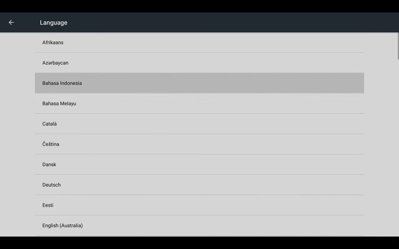 M12N Menu nastavení