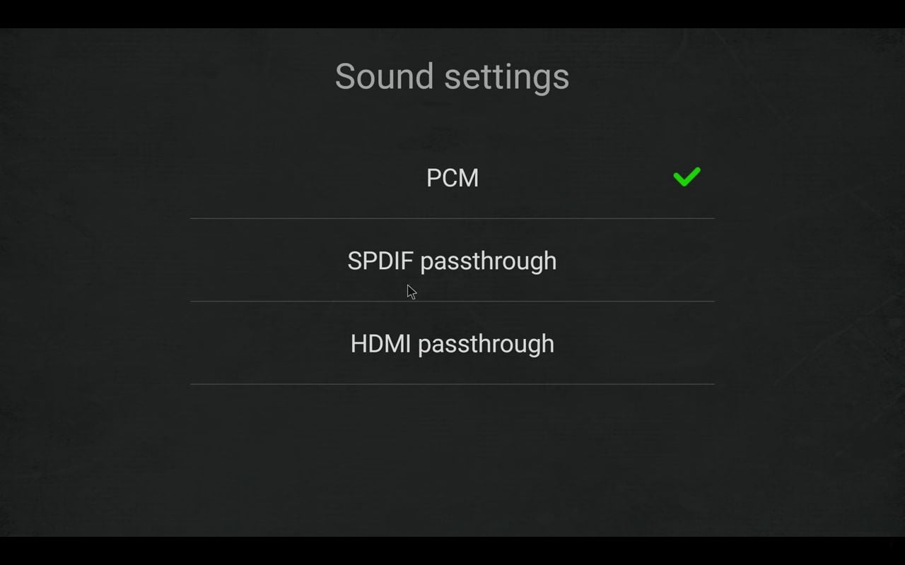 M12N Menu nastavení